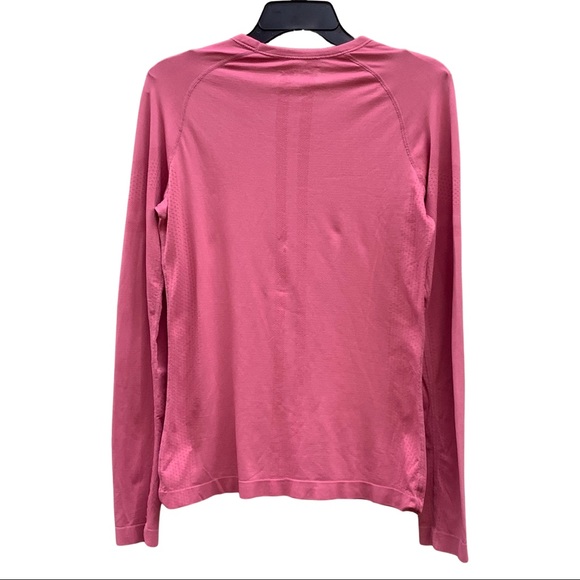 SOLD🏷Figs Heather Quartz Pink Long Sleeve Salta Underscrub, Medium - Picture 4 of 6